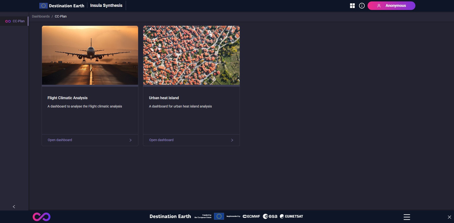 Insula Synthesis landing page