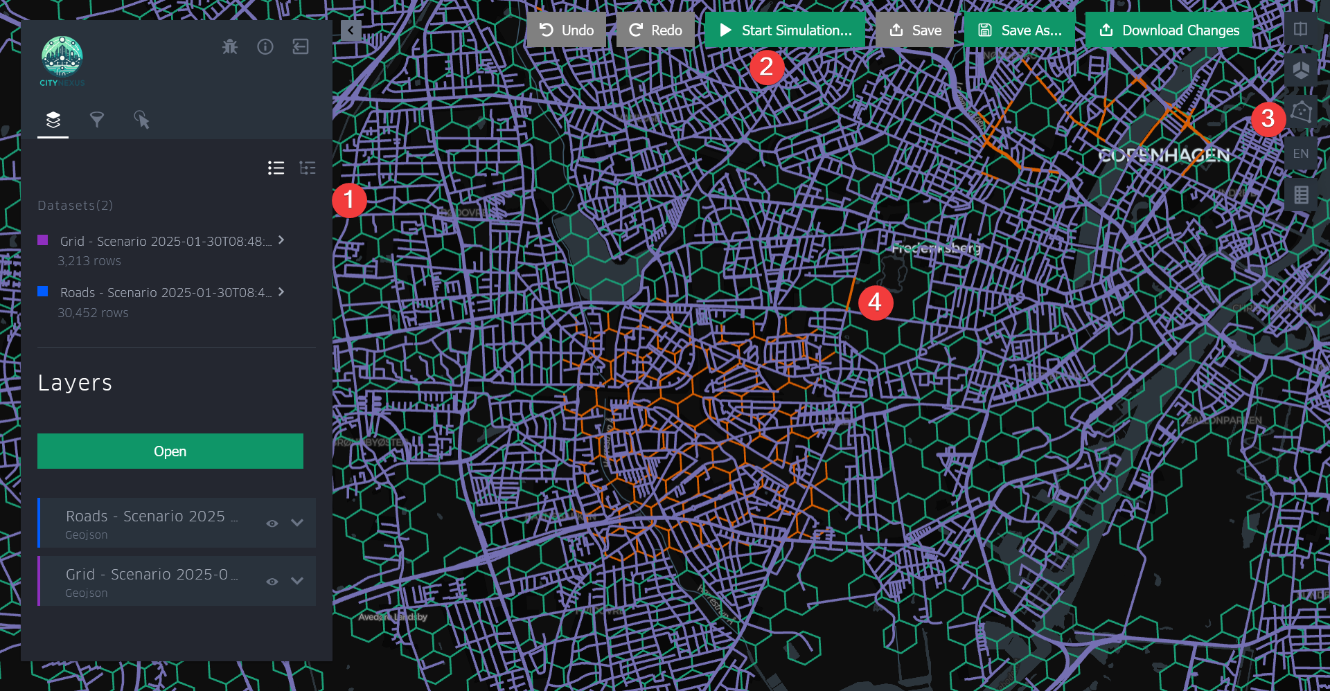 Scenario visualization