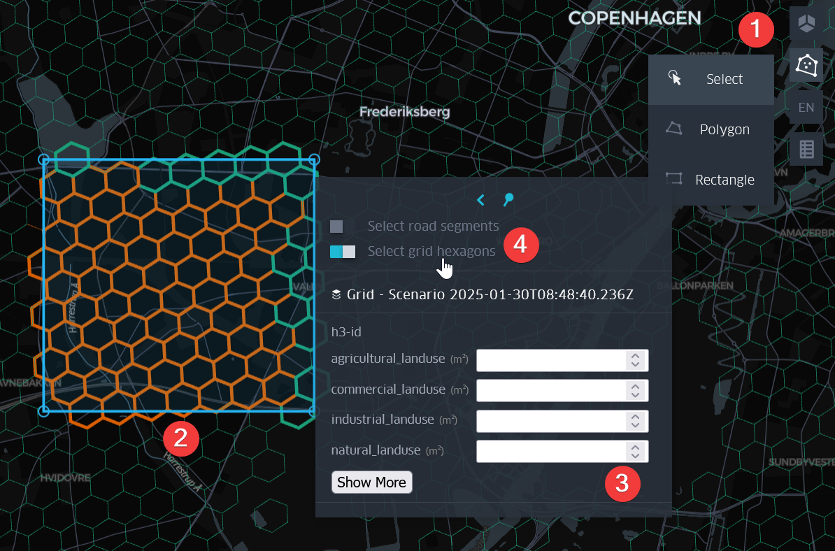 Grid Tile Multiselection and Modifiable Properties