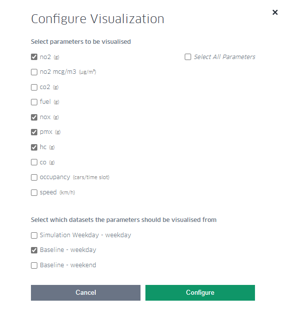Configure simulation visualization