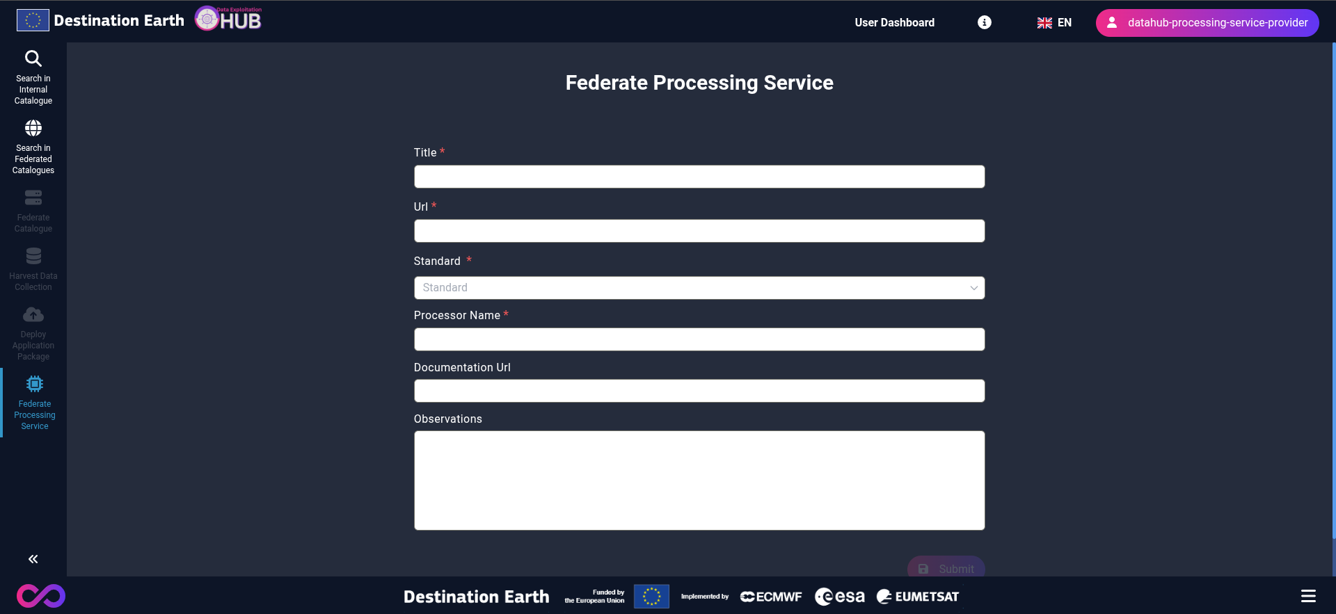 Processing Status