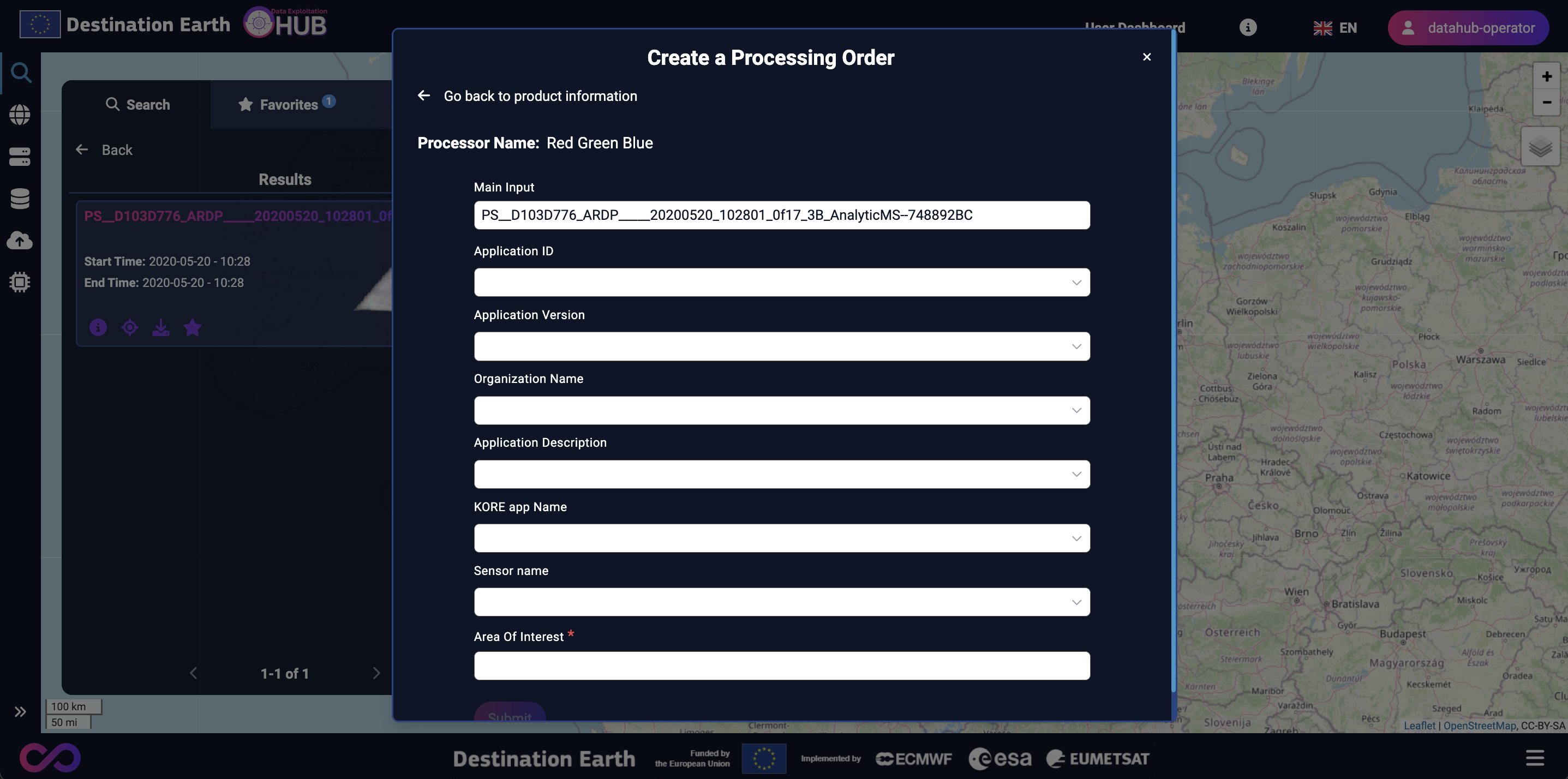Processing order