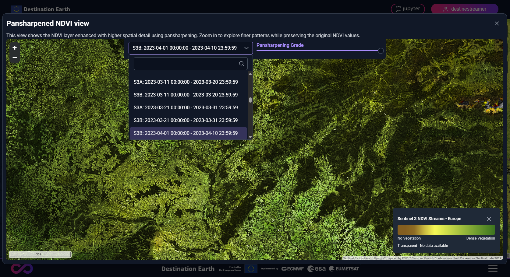 Sentinel-3 Pansharpening