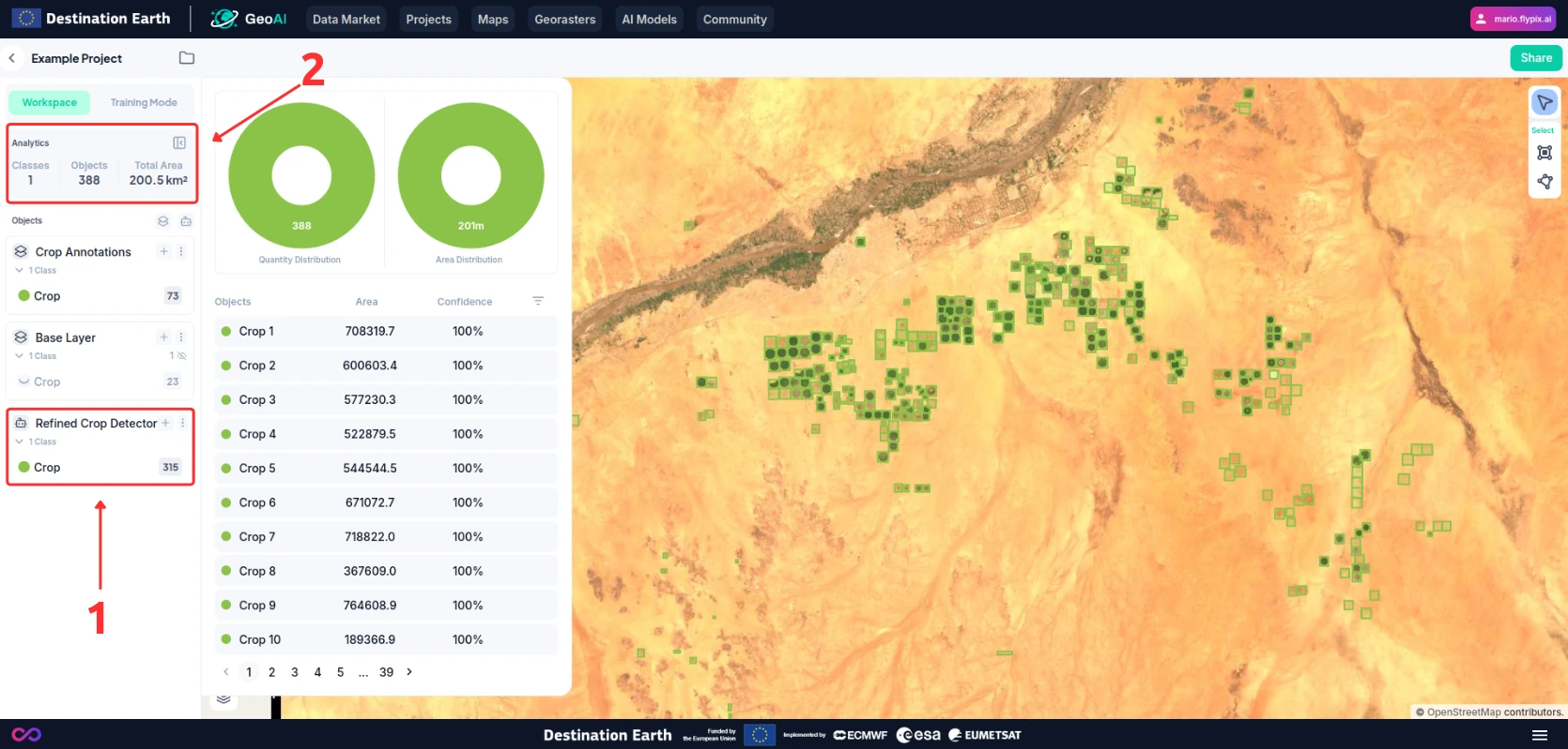 View result analytics