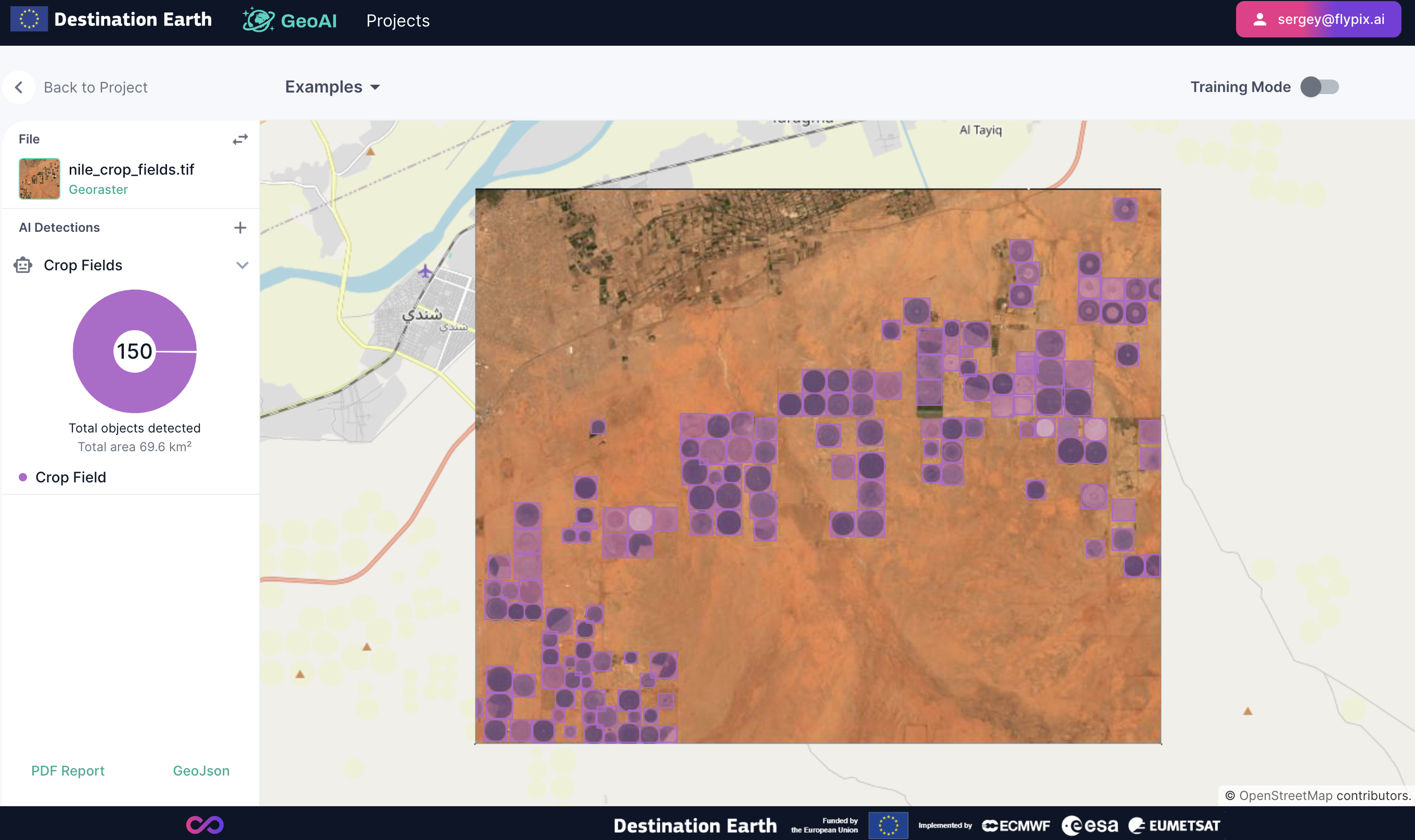 View detections