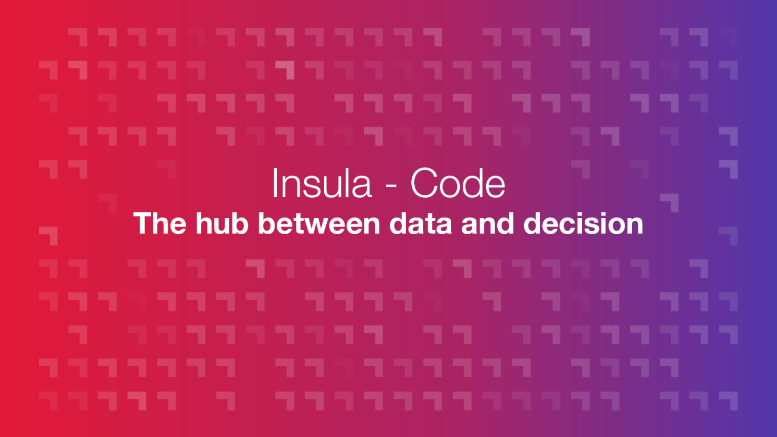 Insula Code – DestinE Platform